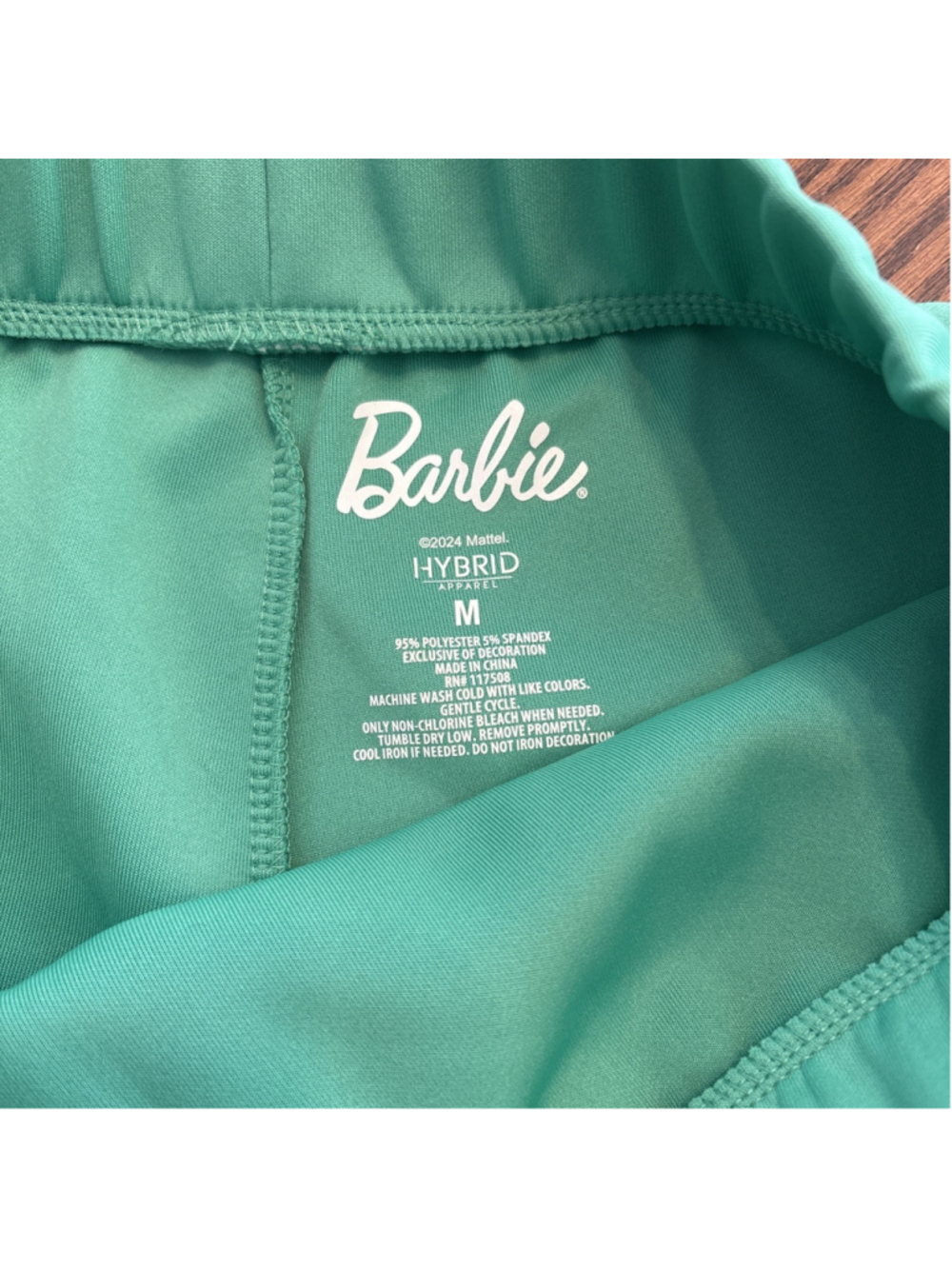 Barbie Pickleball Skort Skirt Juniors Teens Size M Pull-On Green Stretch Sports - Picture 3 of 6